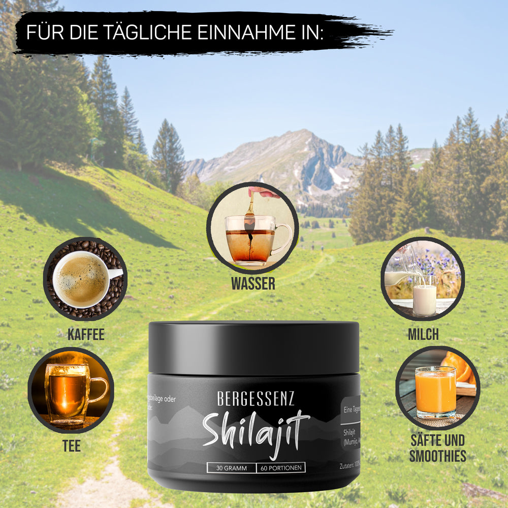 Shilajit 30g aus dem Himalaya-Gebirge