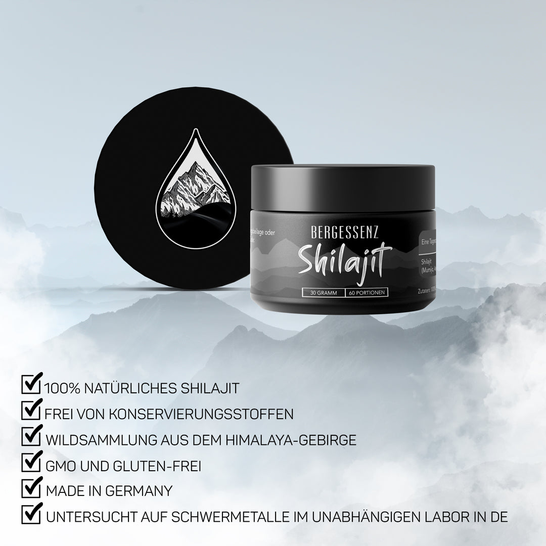 Shilajit 30g aus dem Himalaya-Gebirge