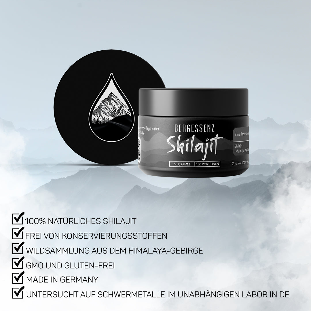 Shilajit 50g aus dem Himalaya-Gebirge