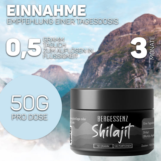 Shilajit 50g aus dem Himalaya-Gebirge